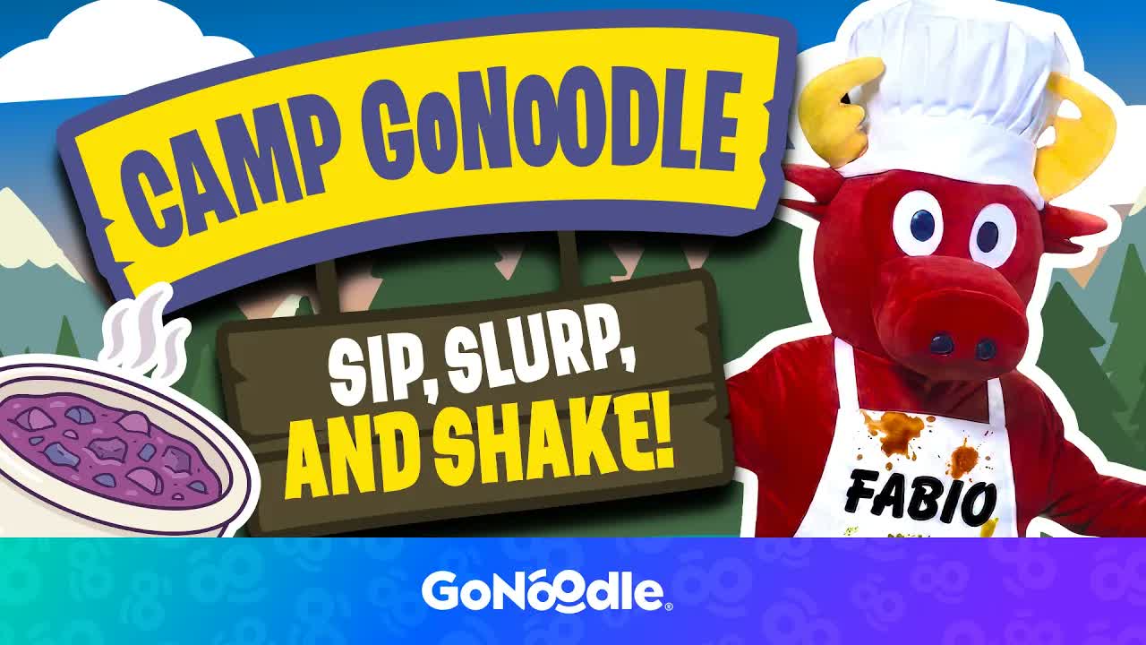 Camp GoNoodle: Sip, Slurp, and Shake! | GoNoodle GoSummer | GoNoodle
