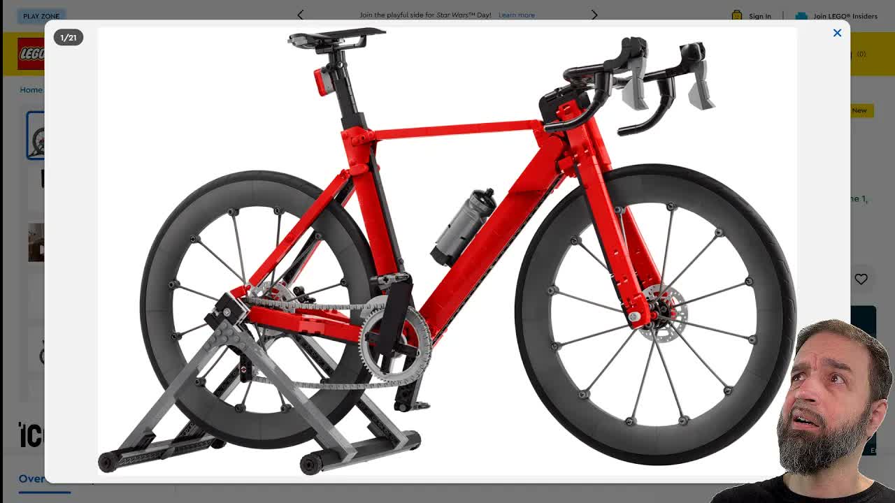 LEGO made a 2 ft. / 60 cm buildable... Bicycle 🚲 And I'm OK with it #NotSponsored 11380 Road Bike