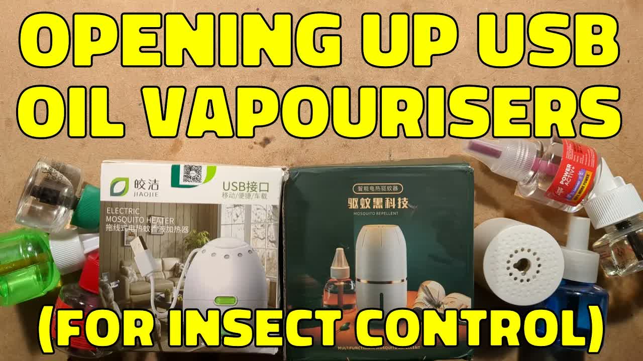 Inside the USB biting insect deterrent units with unusual heaters