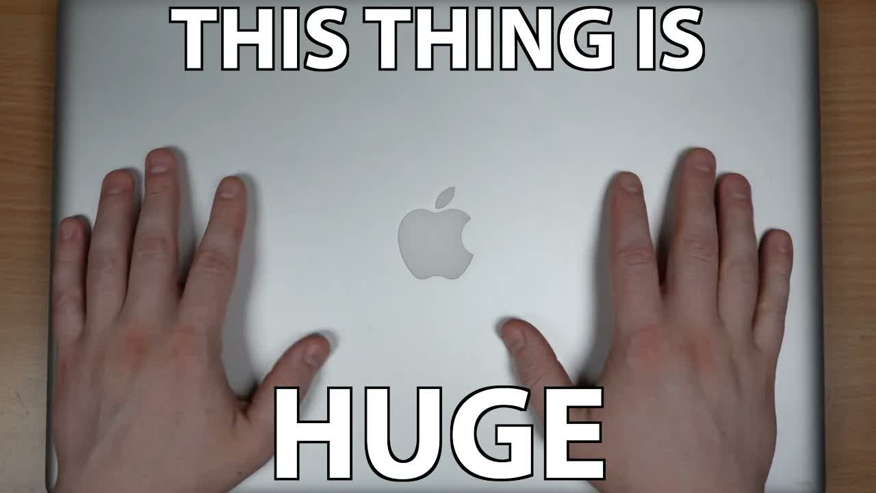 Behold, the 17" MacBook Pro.