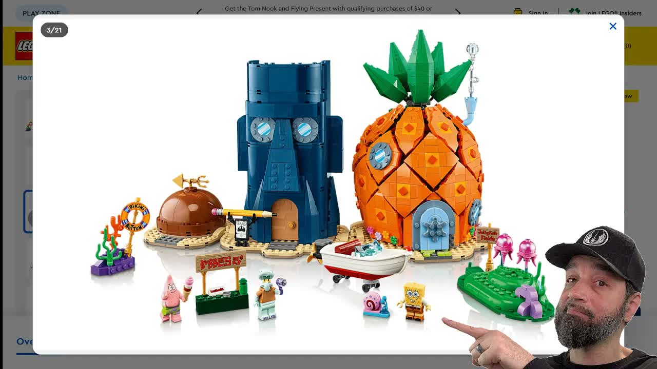 LEGO Spongebob sets for adult collectors! Icons Bikini Bottom & BrickHeadz #NotSponsored 11386 40858