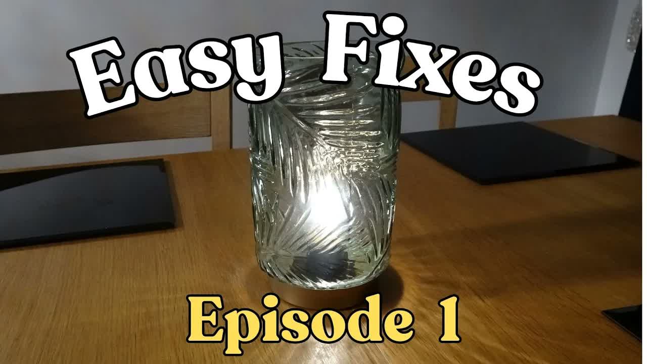 Easy Fix #1 – Fixing a Dead Battery Table Lamp