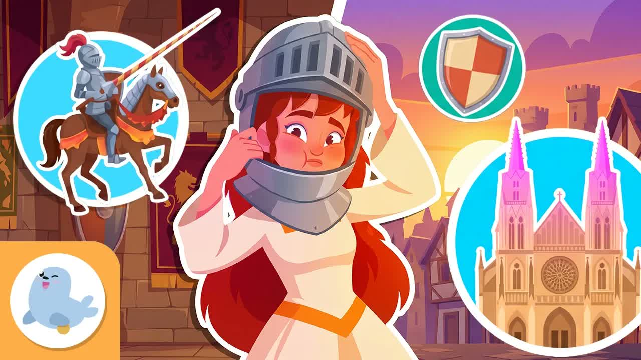 The MIDDLE AGES for Kids 🏰 ROMANESQUE and GOTHIC Art ⛪