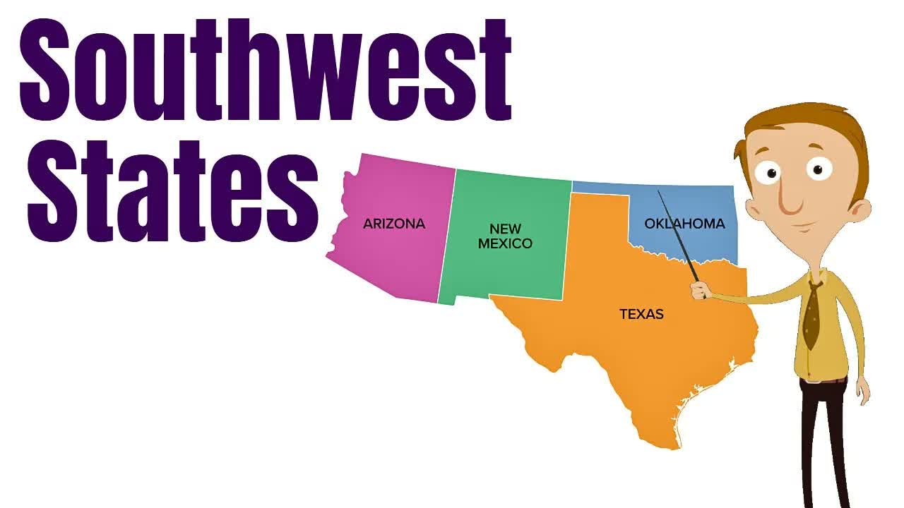 Learn the U.S. States: The Southwest Region