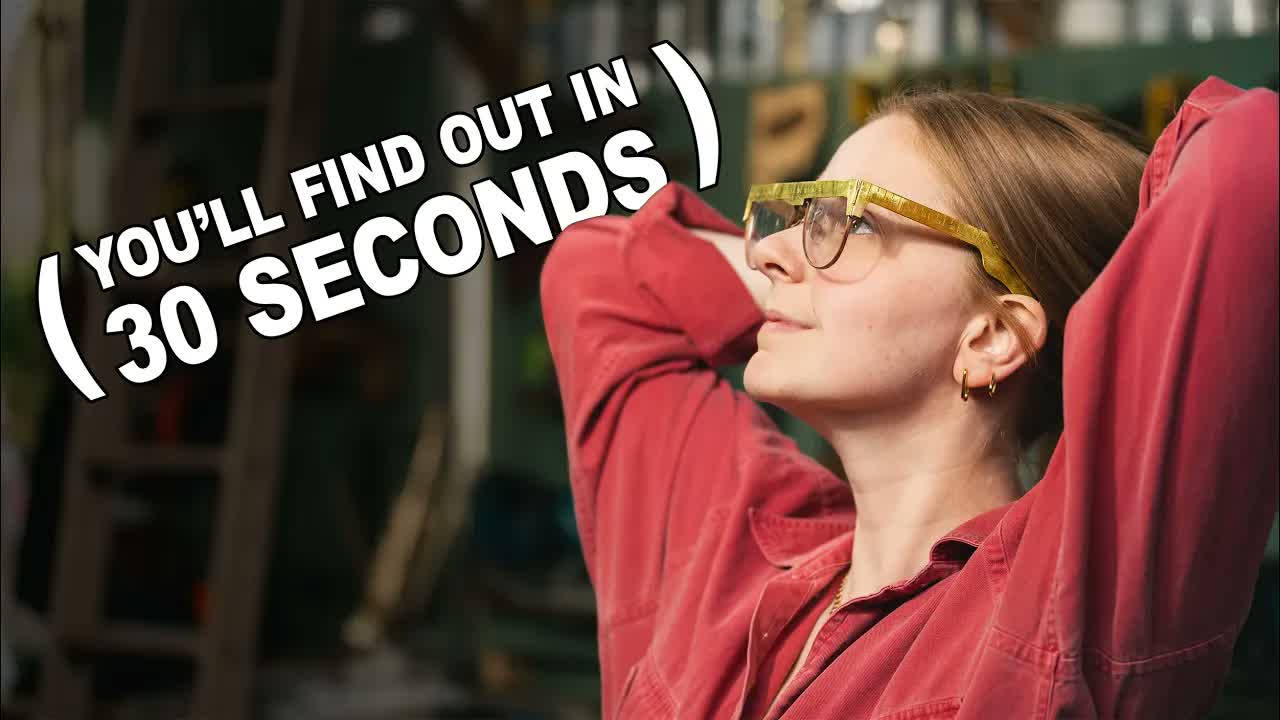 These glasses have a secret function