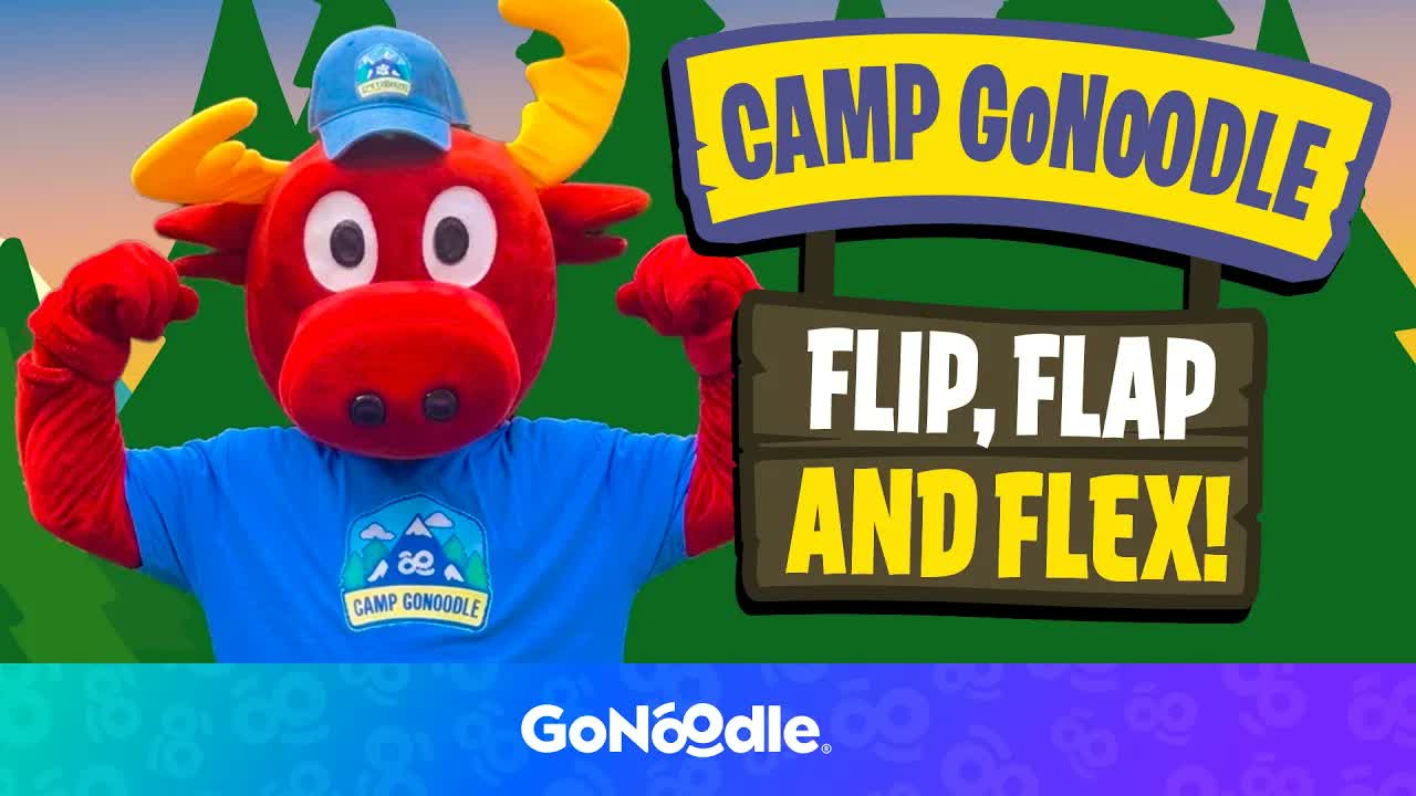 Camp GoNoodle: Flip, Flap and Flex! | Workouts For Kids | GoNoodle GoSummer | GoNoodle