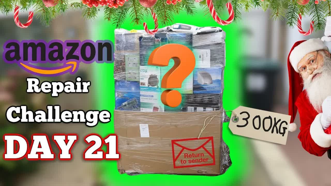 FIXING AMAZON RETURNS PALLET | DAY 21 | 2025 ADVENT Challenge