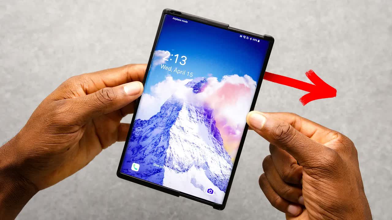 The Unreleased Rollable Smartphone!