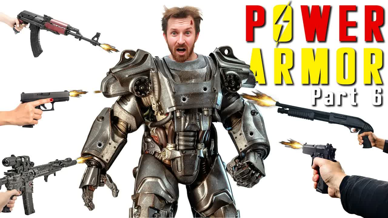 Making BULLET PROOF Power Armor | Real Life Power Armor (Part 6/?)