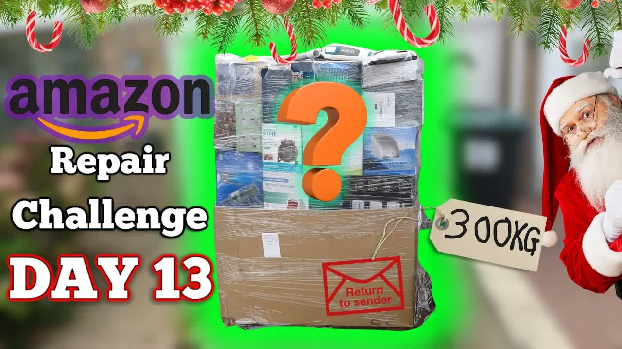 FIXING AMAZON RETURNS PALLET | DAY 13 | 2025 ADVENT Challenge