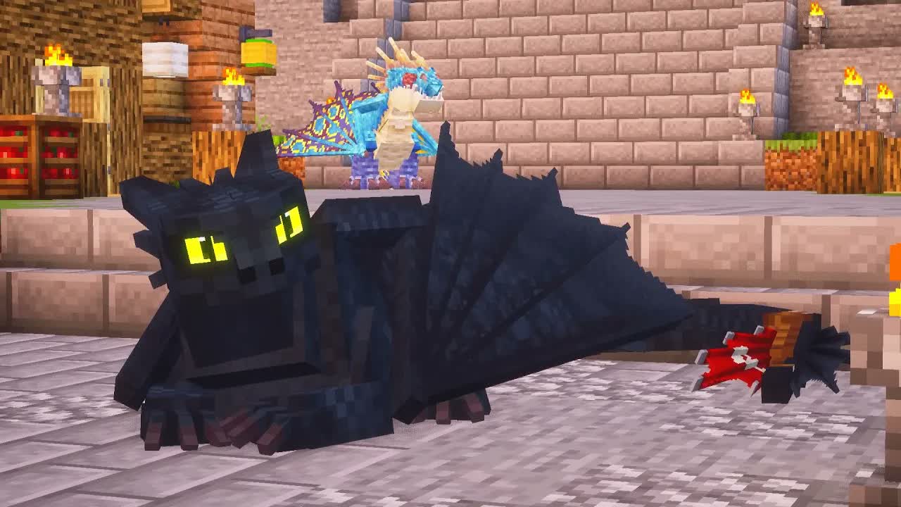 Our NIGHT FURY is in TROUBLE! - Minecraft Dragons
