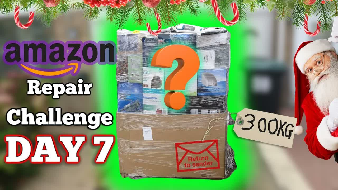 FIXING AMAZON RETURNS PALLET | DAY 7 | 2025 ADVENT Challenge