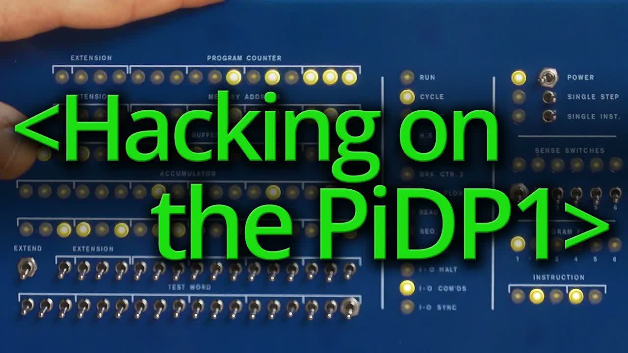 Hacking on the PDP1 Raspberry Pi Emulator - Computerphile