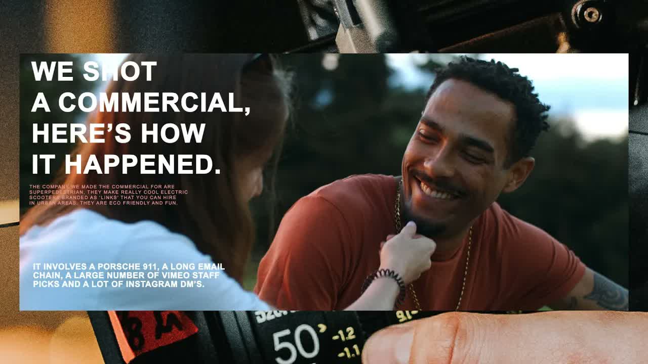 I Landed a Commercial for a Big Company, Here's how it Happened