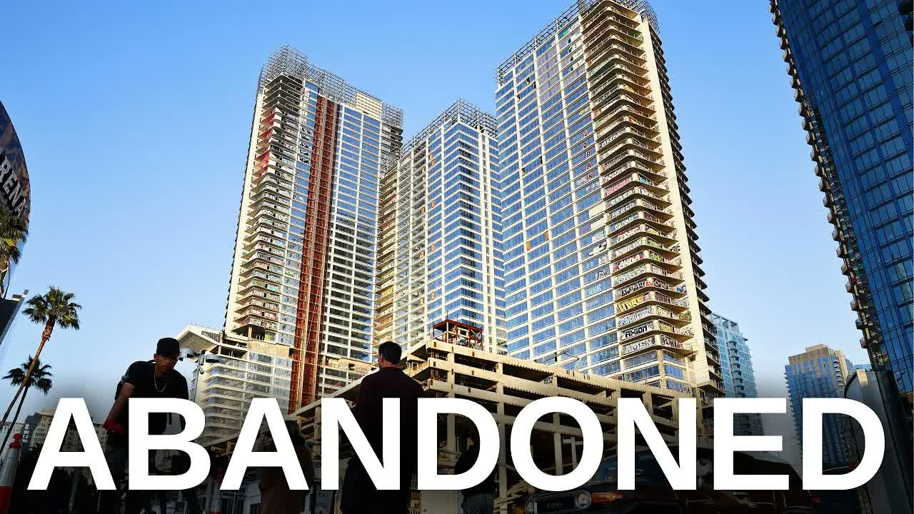 Abandoned - Oceanwide Plaza (Los Angeles’ Graffiti Towers)