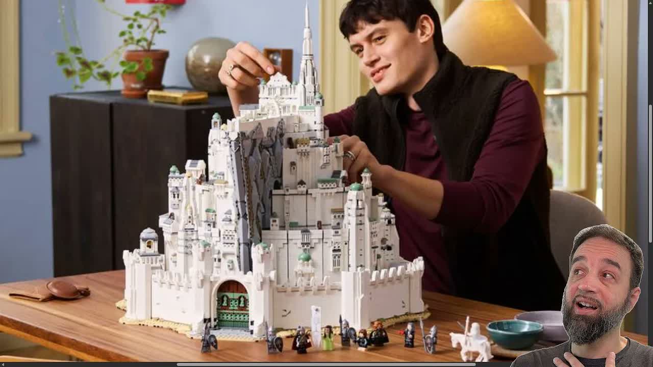 LEGO LoTR Minas Tirith official reveal & my thoughts: $650, 8,200+ piece mixed-scale statement 11377