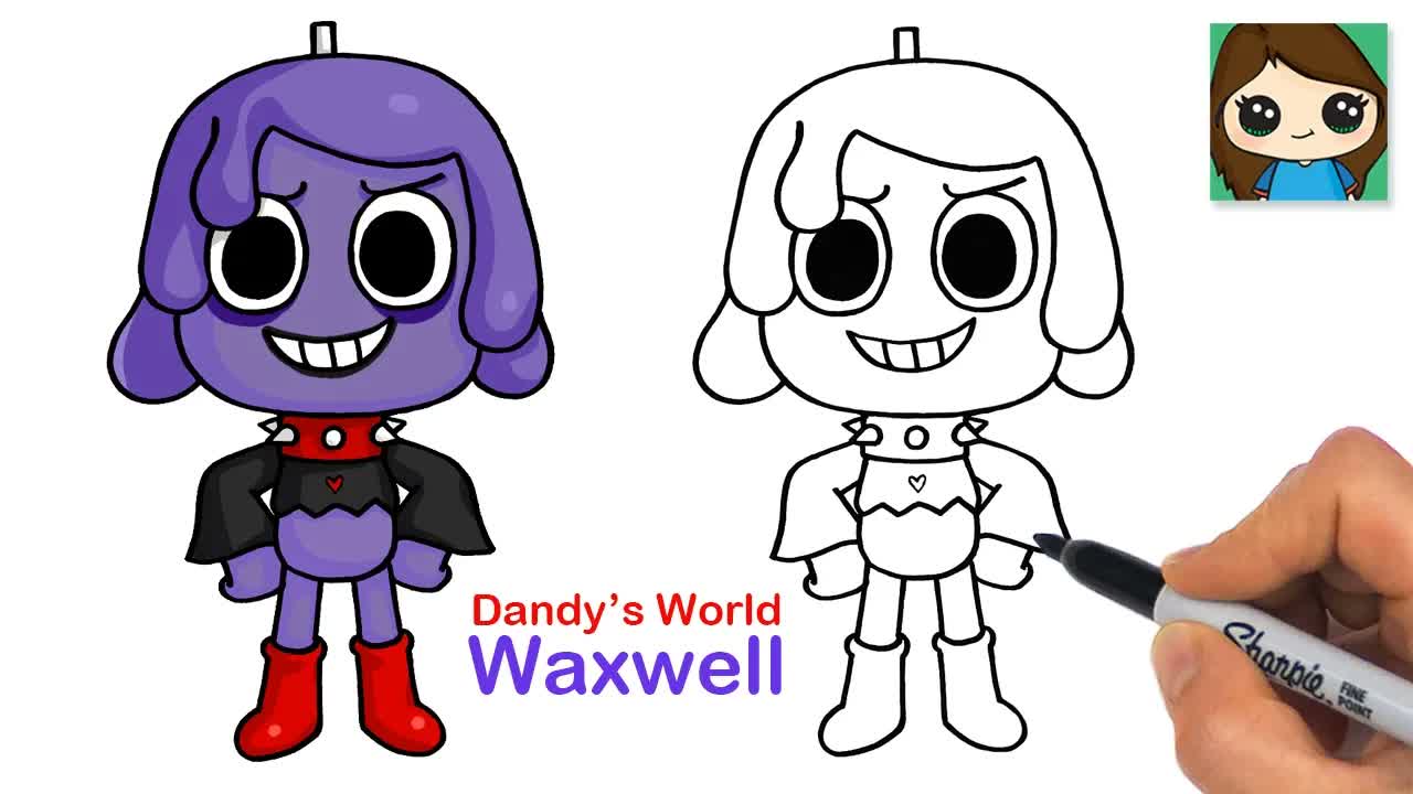 How to Draw Waxwell | Dandy's World