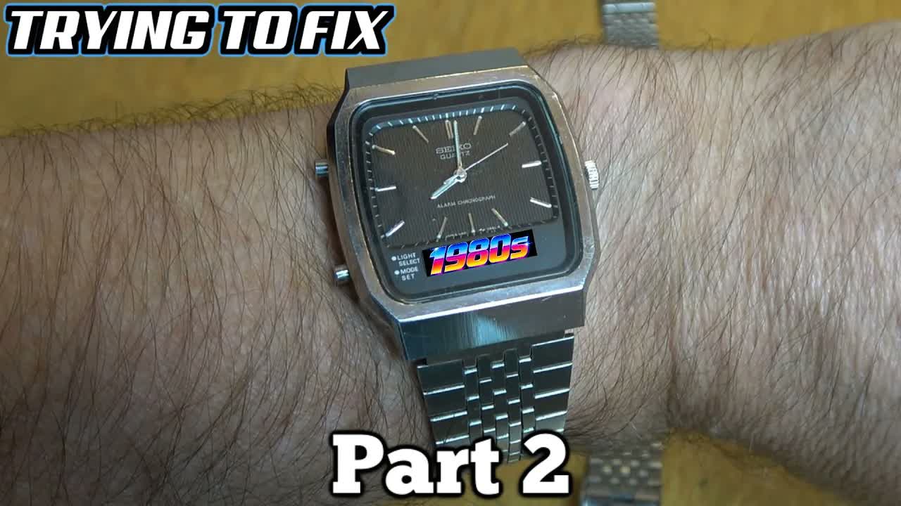 Fixing 1980s Digital Watches | Vintage Watch Repair | PART 2