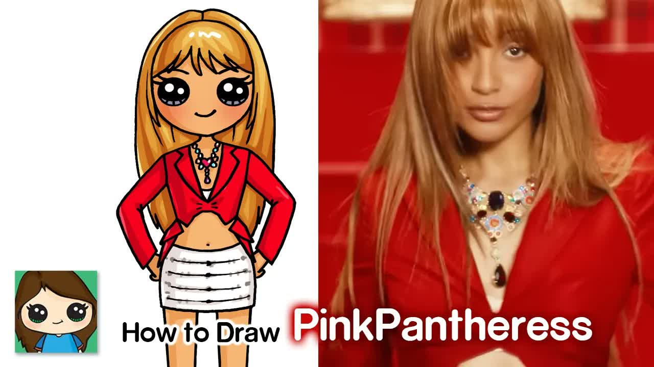How to Draw PinkPantheress | Relaxing Cute Girl Drawing