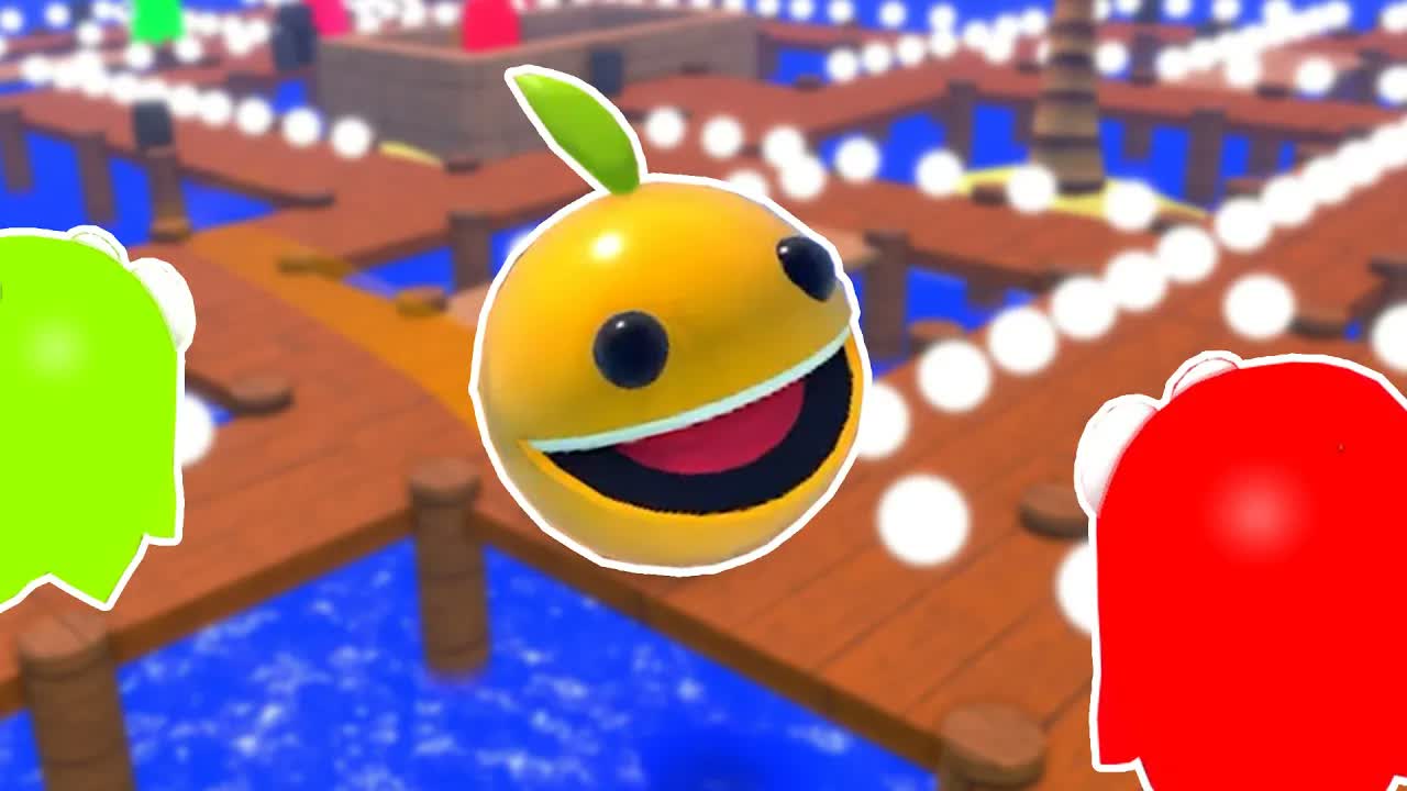 Chomping to victory in Pac-Blox!