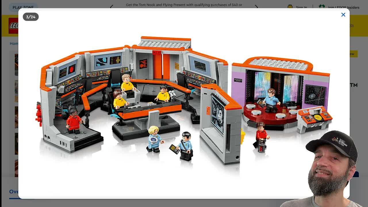 LEGO Star Trek Original Series Enterprise Bridge revealed! Heart of the NCC-1701 #NotAd 11385