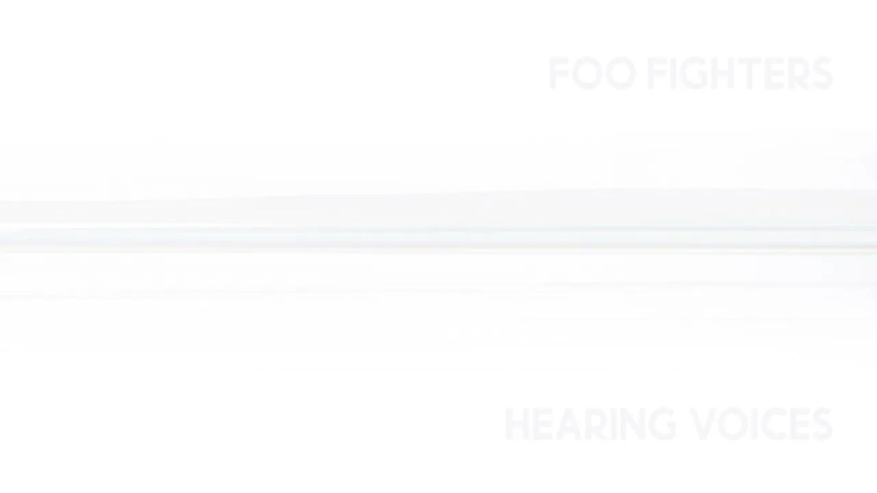 Foo Fighters - Hearing Voices (Visualizer)