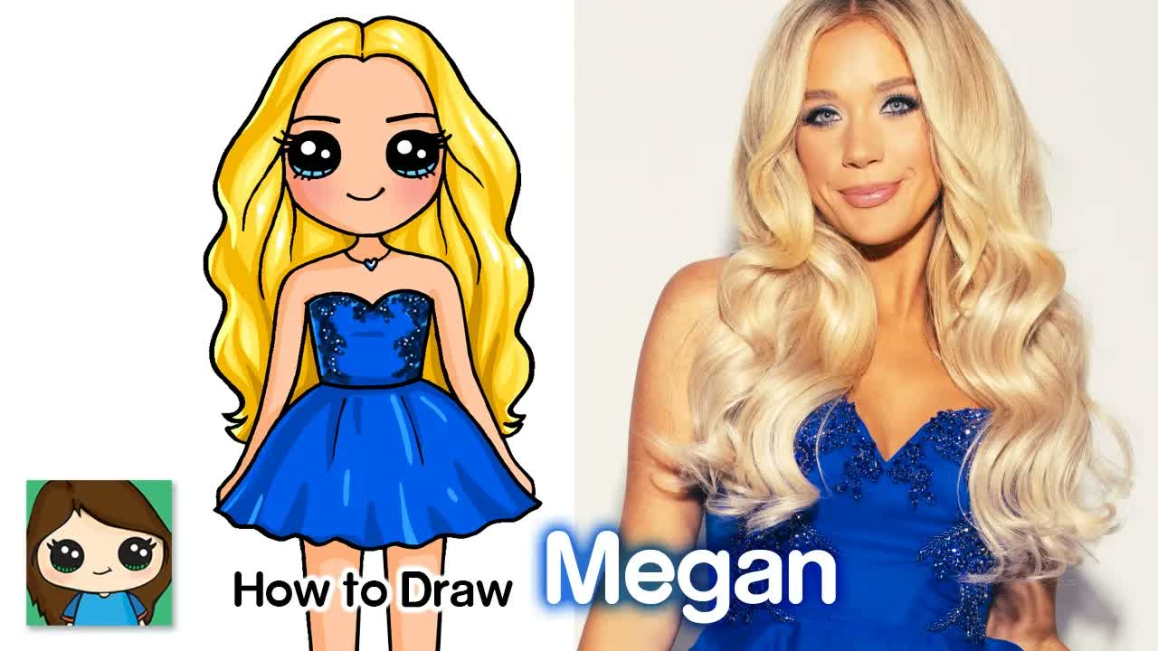 How to Draw Megan Moroney | Cute Girl Country Singer