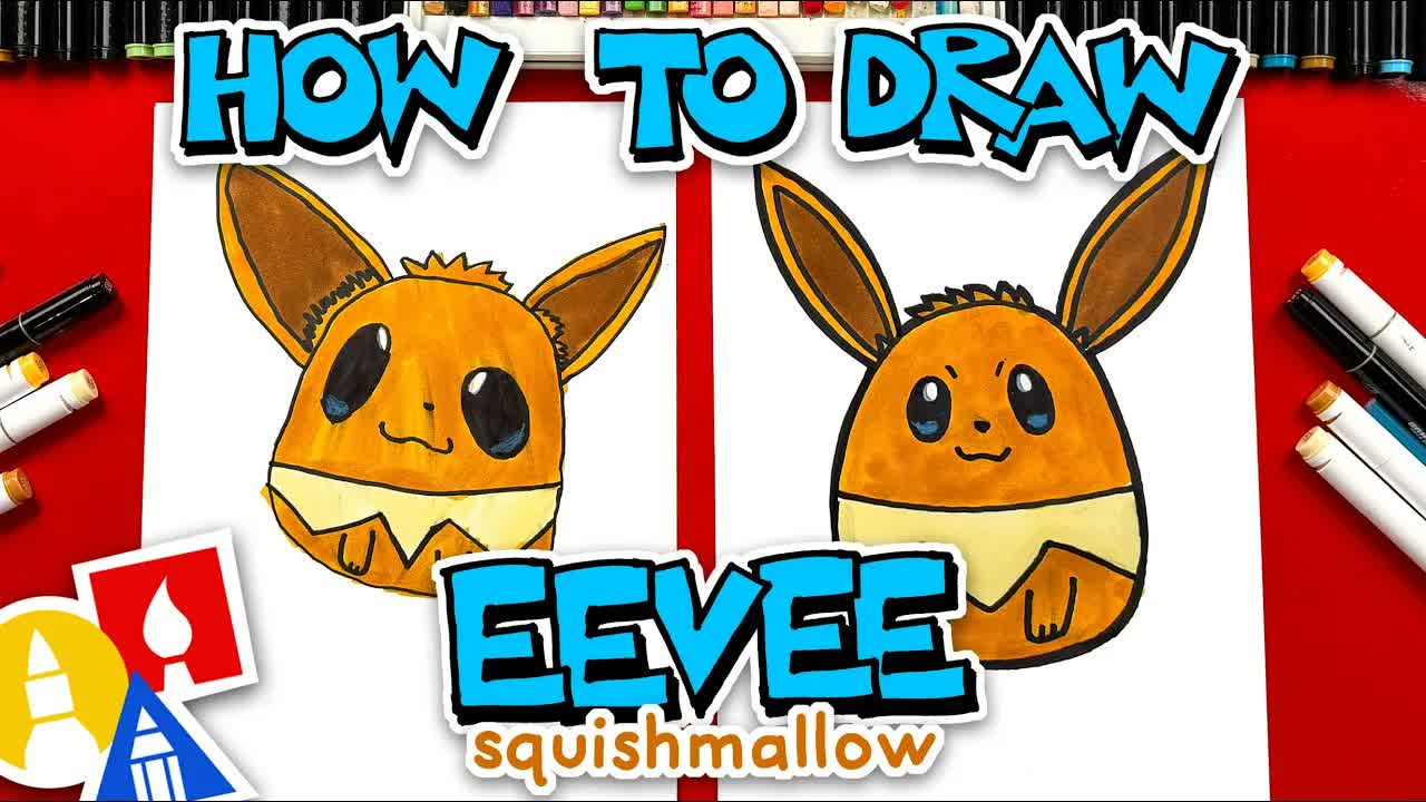 How To Draw Eevee Squishmallow