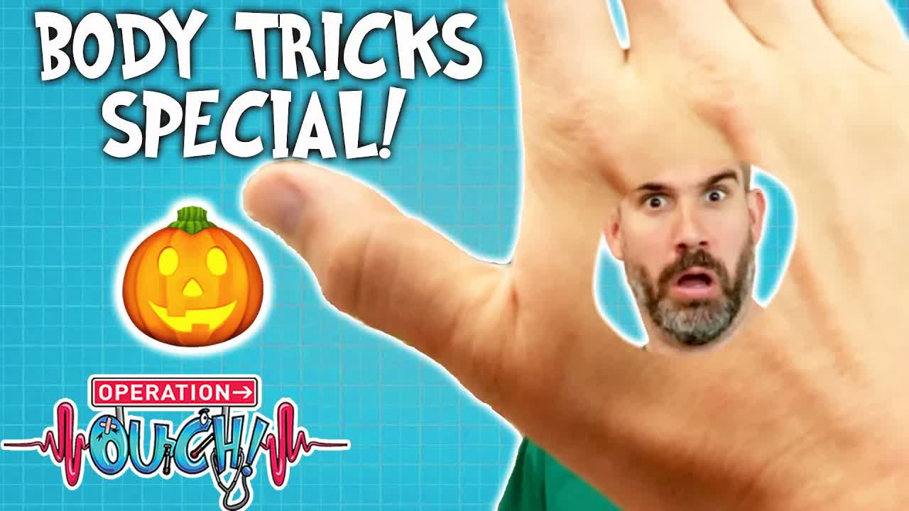 Spooky Body Tricks to Try #Halloween Special 🎃 | Compilation | Science for Kids | @OperationOuch