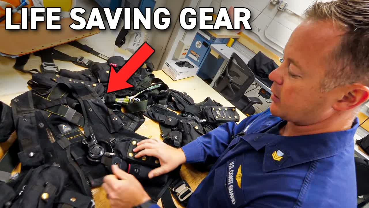 US Coast Guard Rescue Swimmer Gear - Smarter Every Day 279