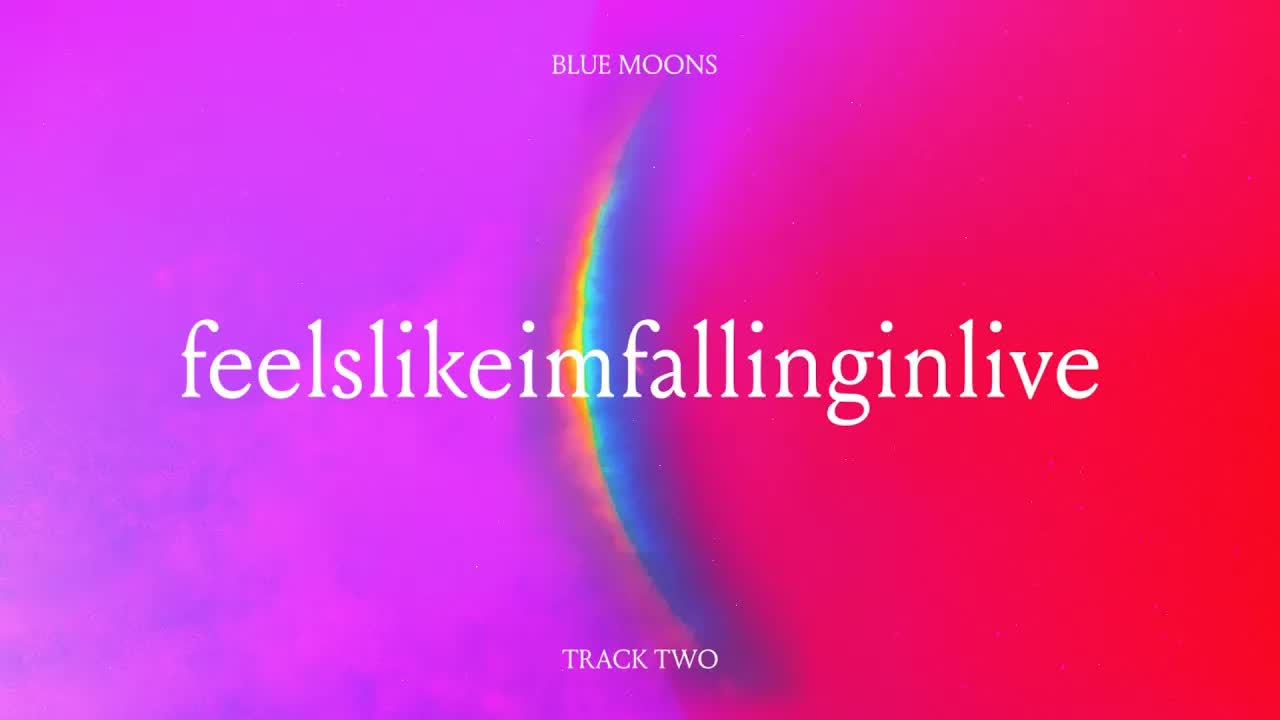 Coldplay - feelslikeimfallinginlive (Official Lyric Visualiser)