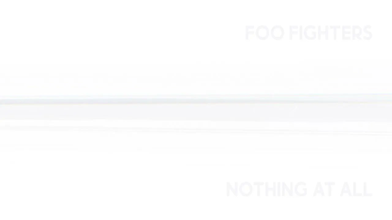 Foo Fighters - Nothing At All (Visualizer)