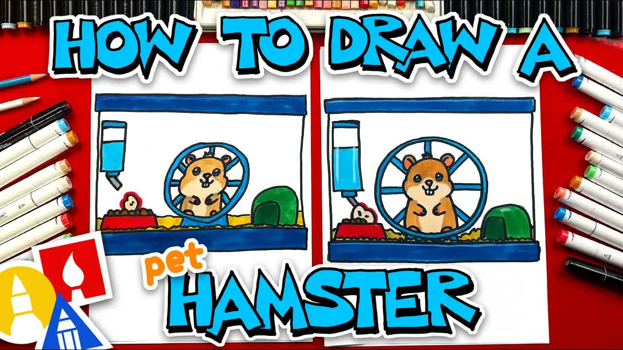 How To Draw A Classroom Pet Hamster