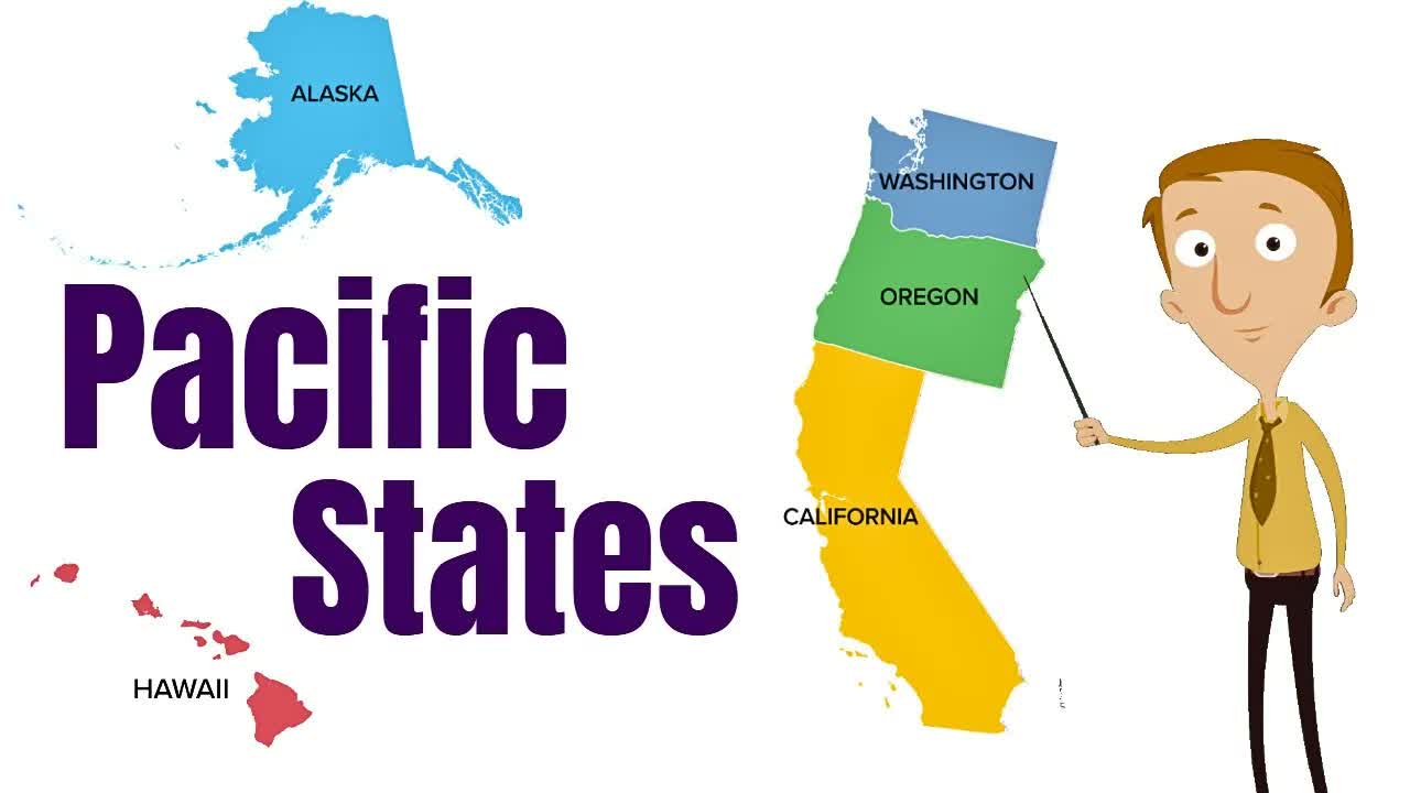 Learn the U.S. States: The Pacific Region
