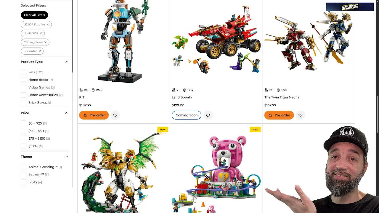 LEGO May 2 reveals pt. 2! Ninjago & Fortnite, with Titan Mechs & Legends, Supply Drop, Land Bounty