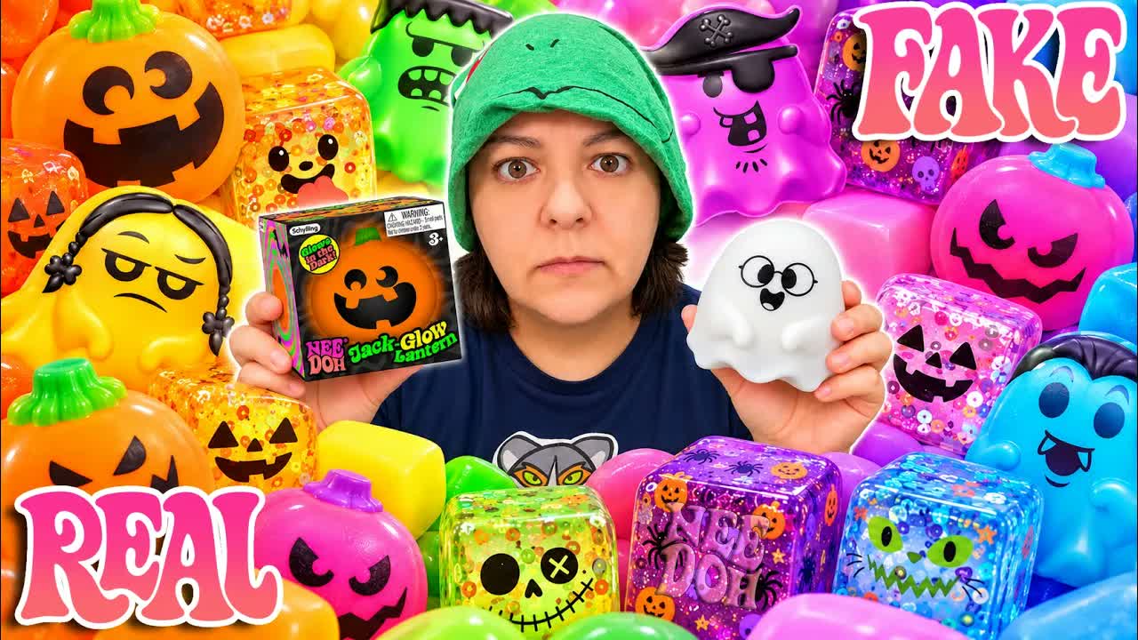 I Bought FAKE Halloween Needoh Squishies From Temu