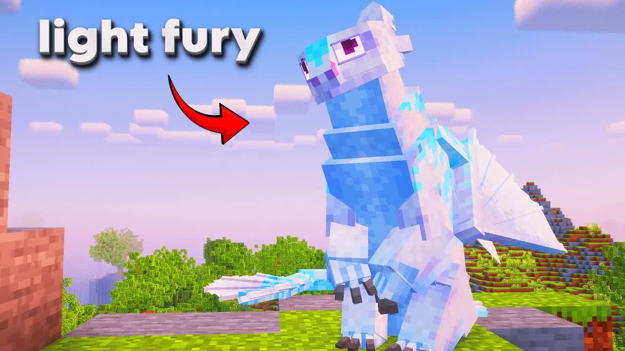 Light Furies are HERE! - Minecraft Dragons
