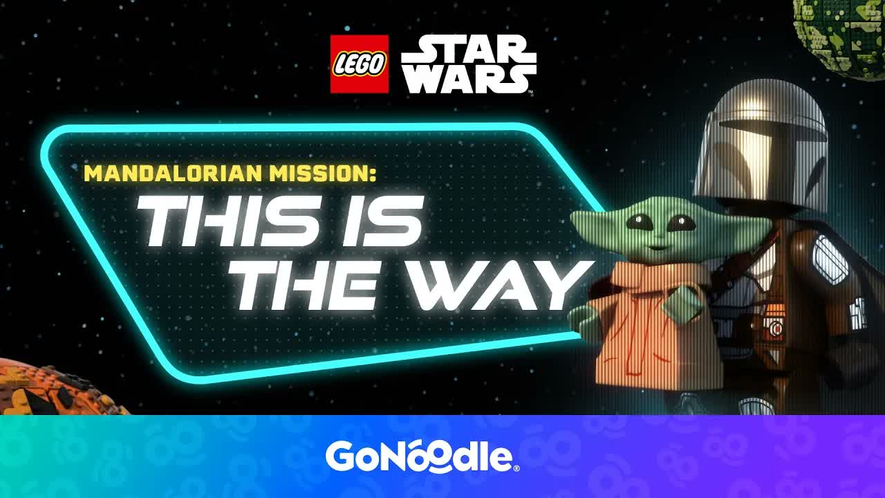 Mandalorian Mission: This Is The Way | Official LEGO Star Wars Play Break | GoNoodle ⁨@StarWarsKids