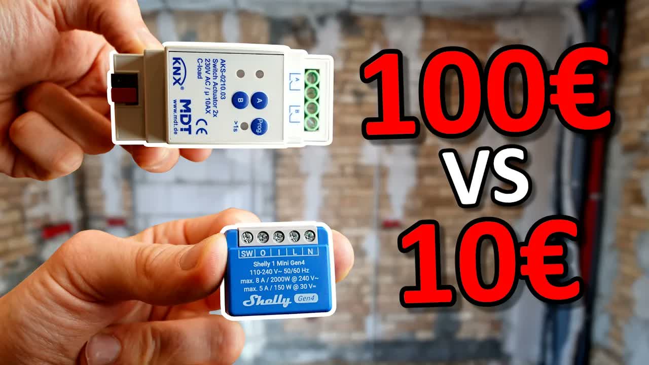 I Upgraded my Friend's House for CHEAP! (KNX Vs Shelly)