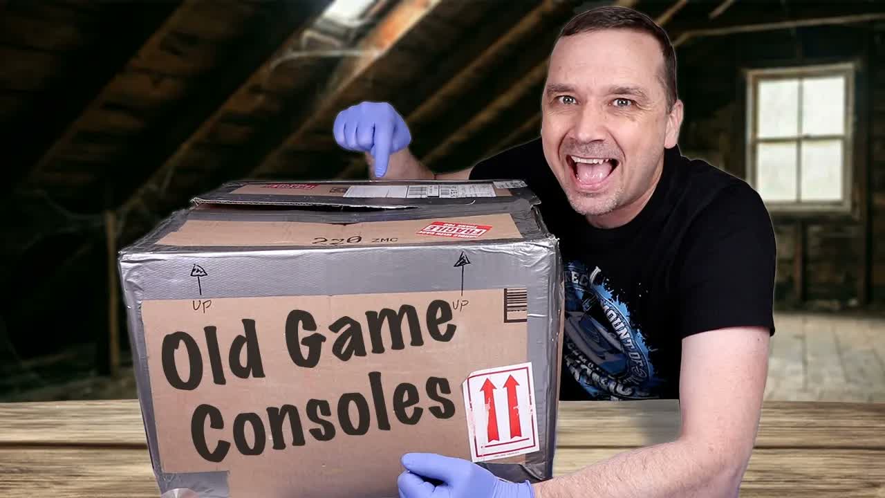 Old BROKEN Game Consoles Found in Attic - Let’s Fix Them!