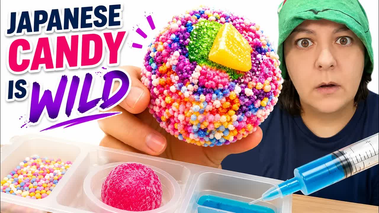 I Test 4 WEiRD Japanese Candy Kits UNDER $3