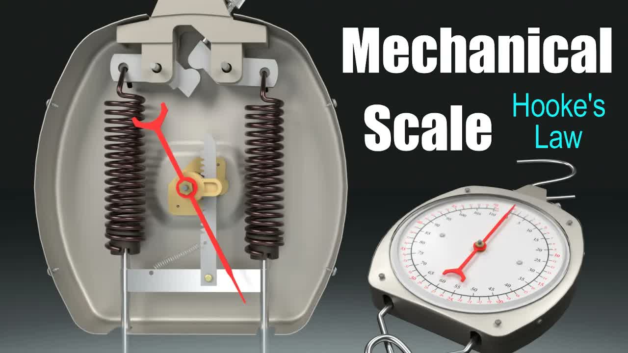 How does a Mechanical Scale work? (Spring Scale)