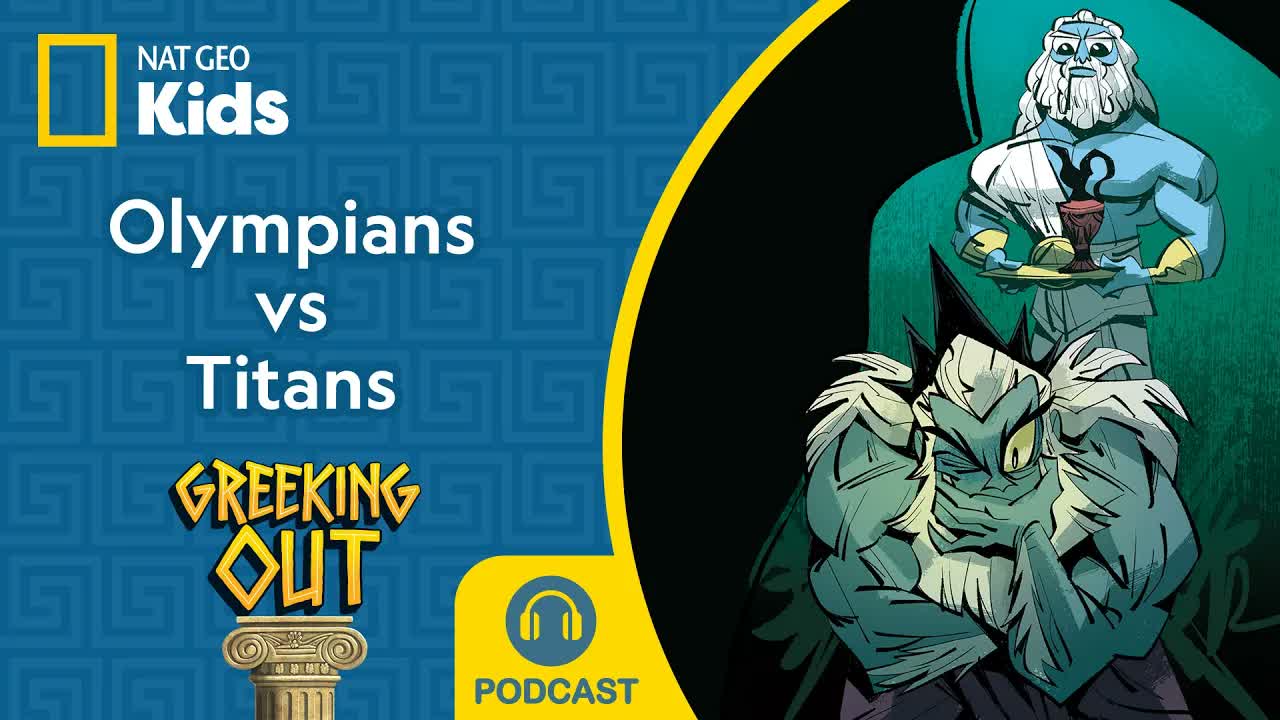Olympians Vs. Titans 💥 | Greeking Out Podcast | S4 E1 FULL EP | ‪Nat Geo Kids