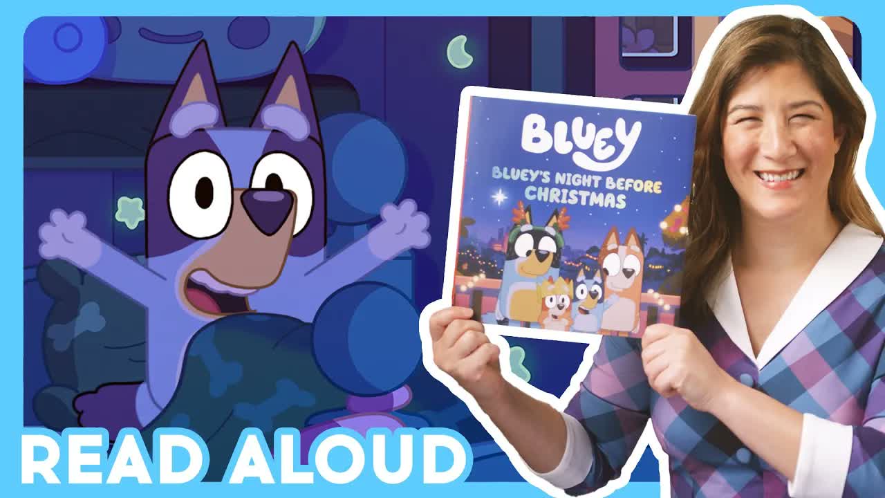 🎄 BLUEY'S NIGHT BEFORE CHRISTMAS - Read Aloud with Ms. Linda
