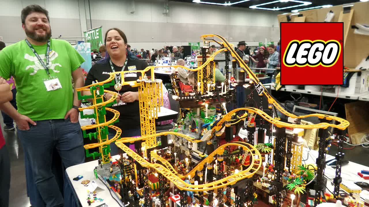 LEGO Pirate Roller Coaster! Redbeard's Adventure Land