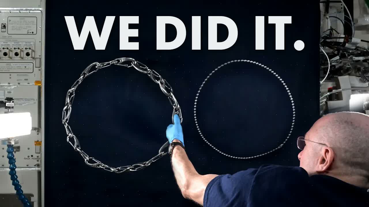 NASA tested my chain theory in space