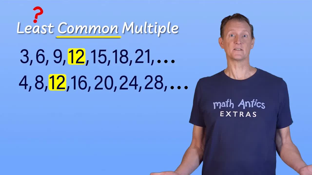 LCM: Basic Method - Math Antics Extras