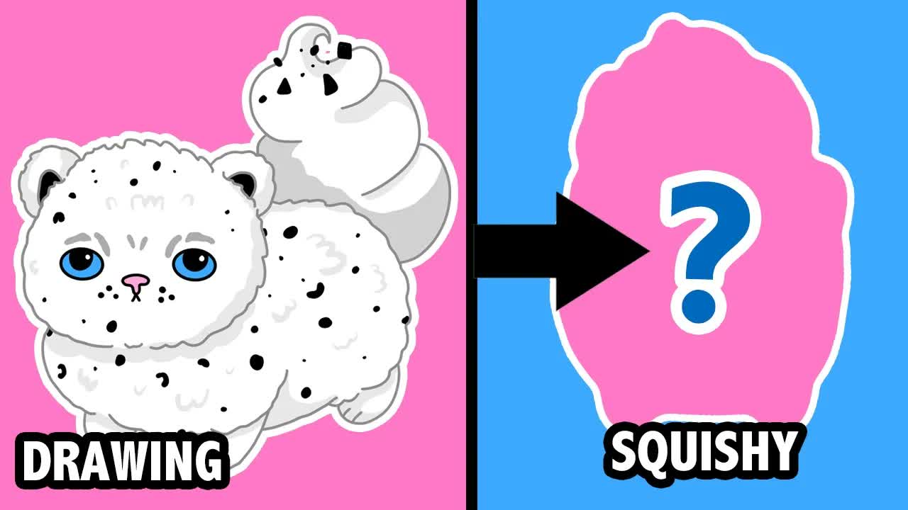 Turning My Drawings Into SQUISHIES #7