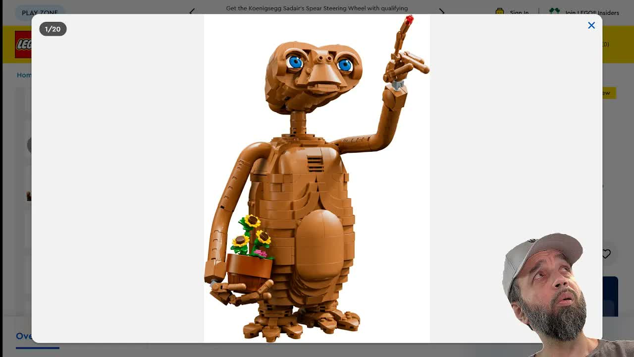 LEGO Ideas E.T. the Extra Terrestrial revealed: $140 USD, 9.5", glowing heart #NotSponsored 21370