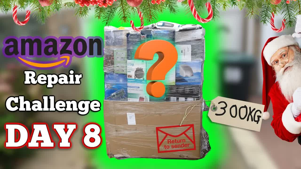 FIXING AMAZON RETURNS PALLET | DAY 8 | 2025 ADVENT Challenge